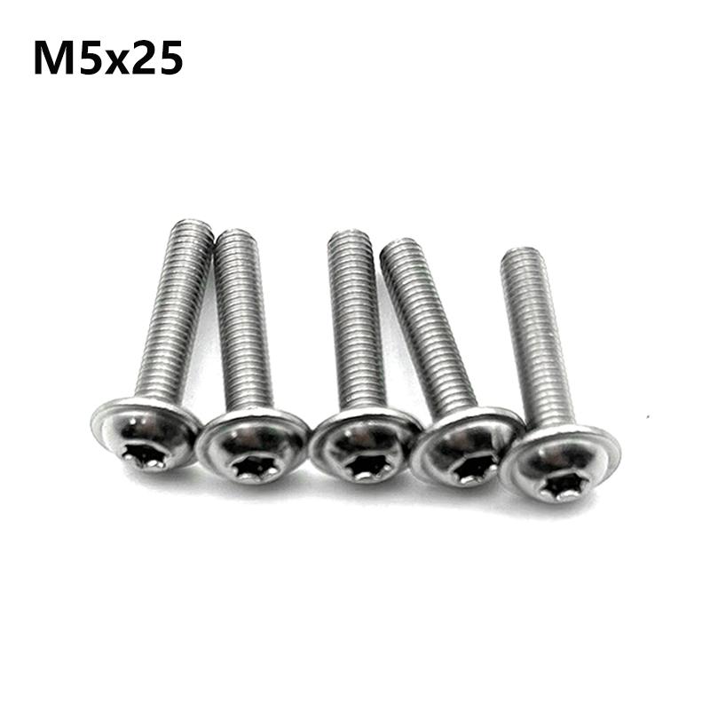 For BMW R1200GS R1200RT R1100GS S1000RR F650GS K1600GT F800GS R1100RS/RT R1150RT HP2 Motorcycle Shell Stainless Steel Screws