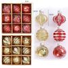 9Pcs Christmas Balls Ornaments For Xmas Christmas Tree Pendants Shatterproof Christmas Tree Decorations Hanging Ball For Party