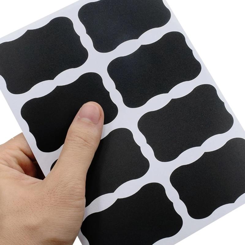 Samolepky na tabuli Vodotěsná samolepka na tabuli Kuchyňské štítky s kořením Domácí sklenice Láhve Štítky Štítky na tabuli s bílým fixem