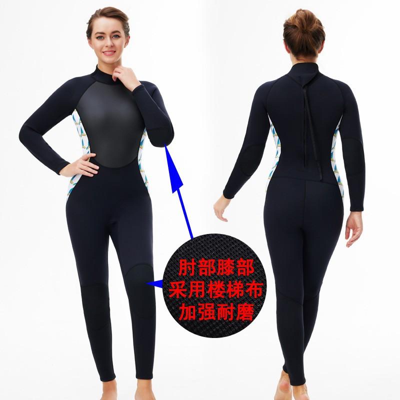 Mens Womens Neoprene Wetsuit Diving Snorkeling Surfing Swimming Thermal Protection 1.5mm 3mm 5mm Full Body