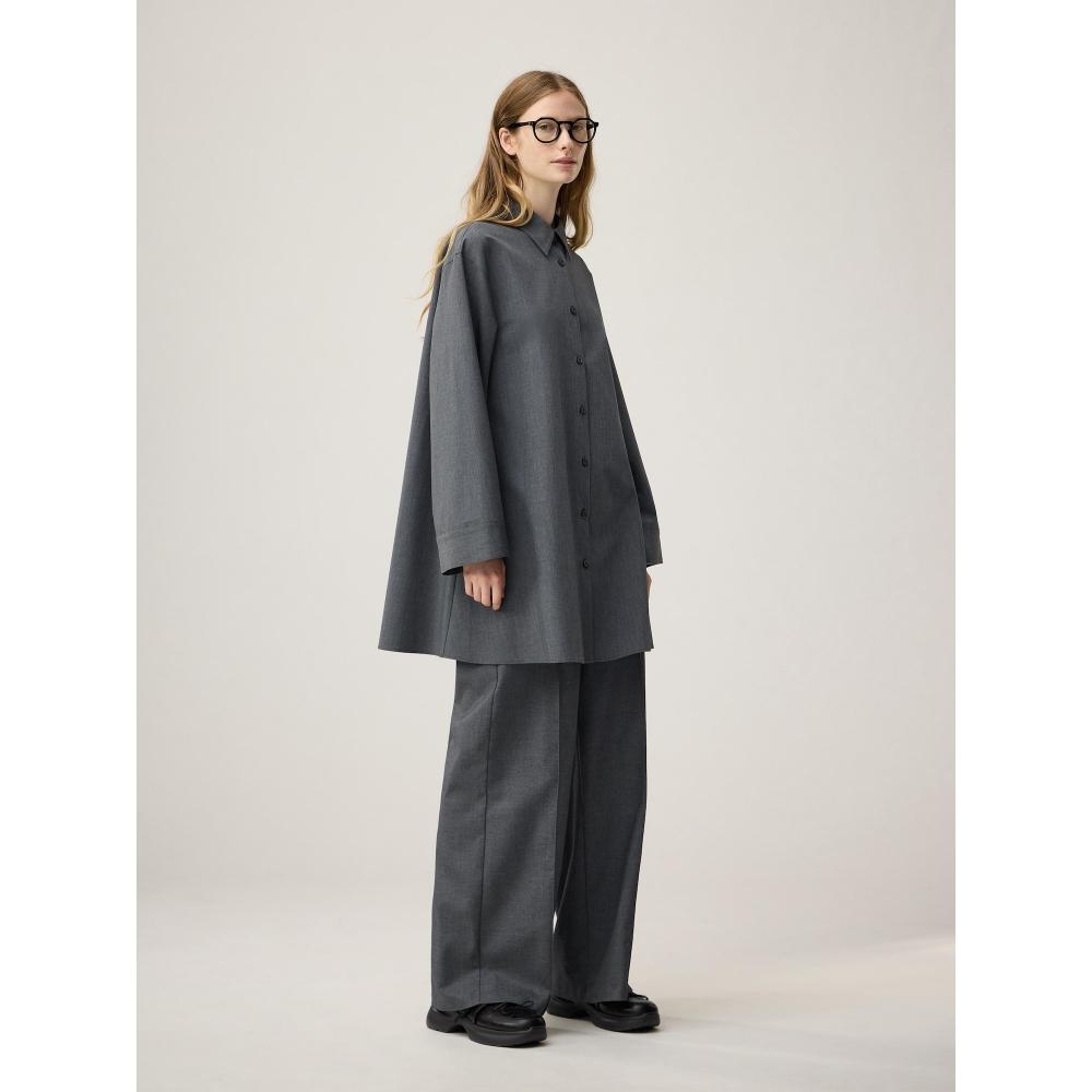 GU by Uniqlo 2 Piece Shirt Mini Dress Set By Rokh