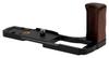 Deluxe Metal Camera Hand Grip with Wood Accents and Access for Olympus Mark IV MILC MFT Camera OM-D E-M10