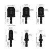 6pc Copper Tube Hole Expander Electric Expansion Head Expansion Mouth Air Conditioner Maintenance Electric Tool Accessory Set