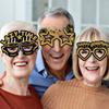 Decoration Paper Party Glasses Retirement Theme Game Photo Props Vzard Mask