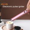 USB Rechargeable Pulse Igniter,Windproof, Long Handle, Camping Gas Stove, Flameless Electric Igniter