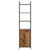 Bookshelf 6 Tiers 40 x 24 x 161 cm Engineered Wood Reclaimed Wood