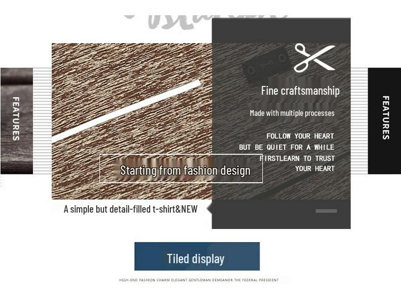 Men's Plus Size Korean Style Ice Silk Crew Neck Tee