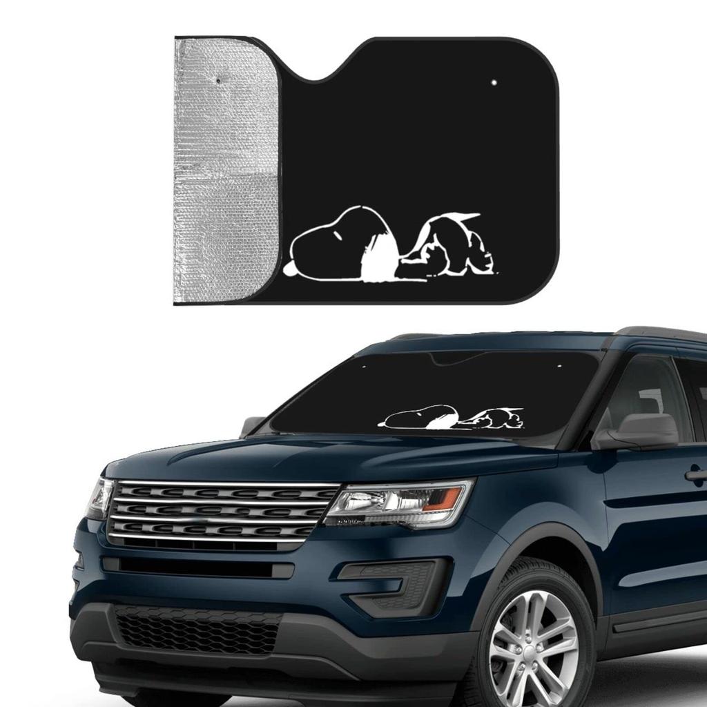 Snoopy Windshield UV Car Light Heat Car Privacy Interior Easy Size M Sunshade, Vehicle-Specific Protection, Sunshade, Blocking, Blocking, Camping,