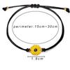 Love And Friendship Wild Daisy Couple Bracelet Fashion Jewelry Sunflower Bracelet Woven Bracelet