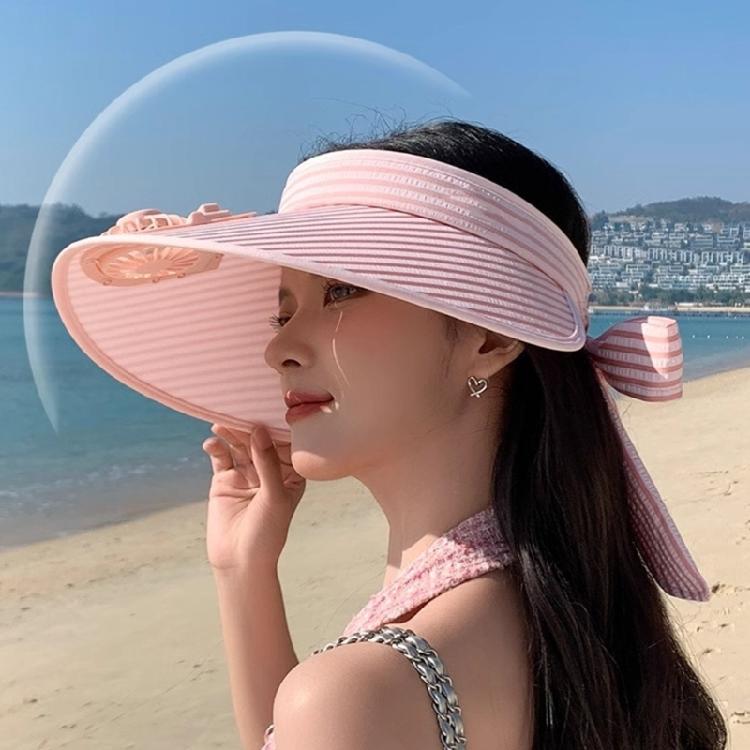 Sunproof Hat with Rotatable Fan Adjustable 3 Speed Wind Modes Cooling Fan Hat for Outdoor Activity Cycling Hiking Gear