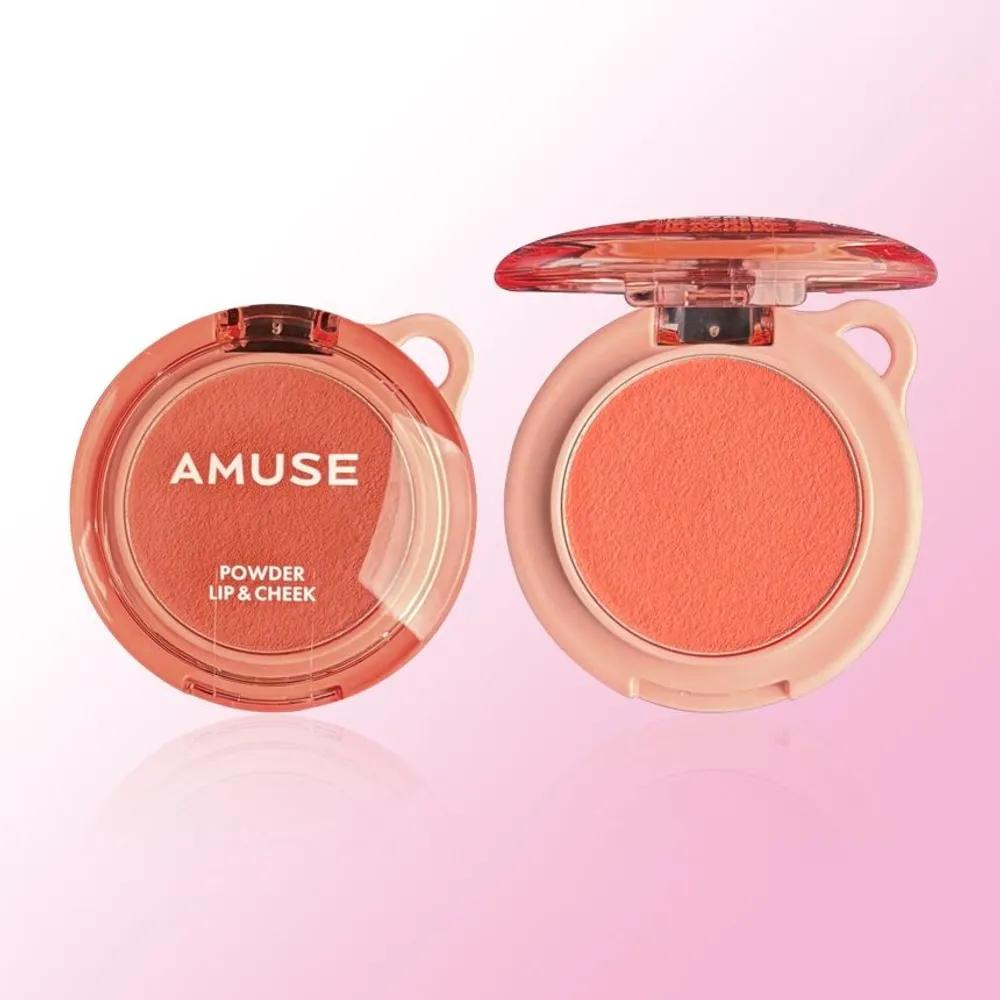 AMUSE Порошковая помада для губ и щек 4 г - R No. 01 Pitch Whip