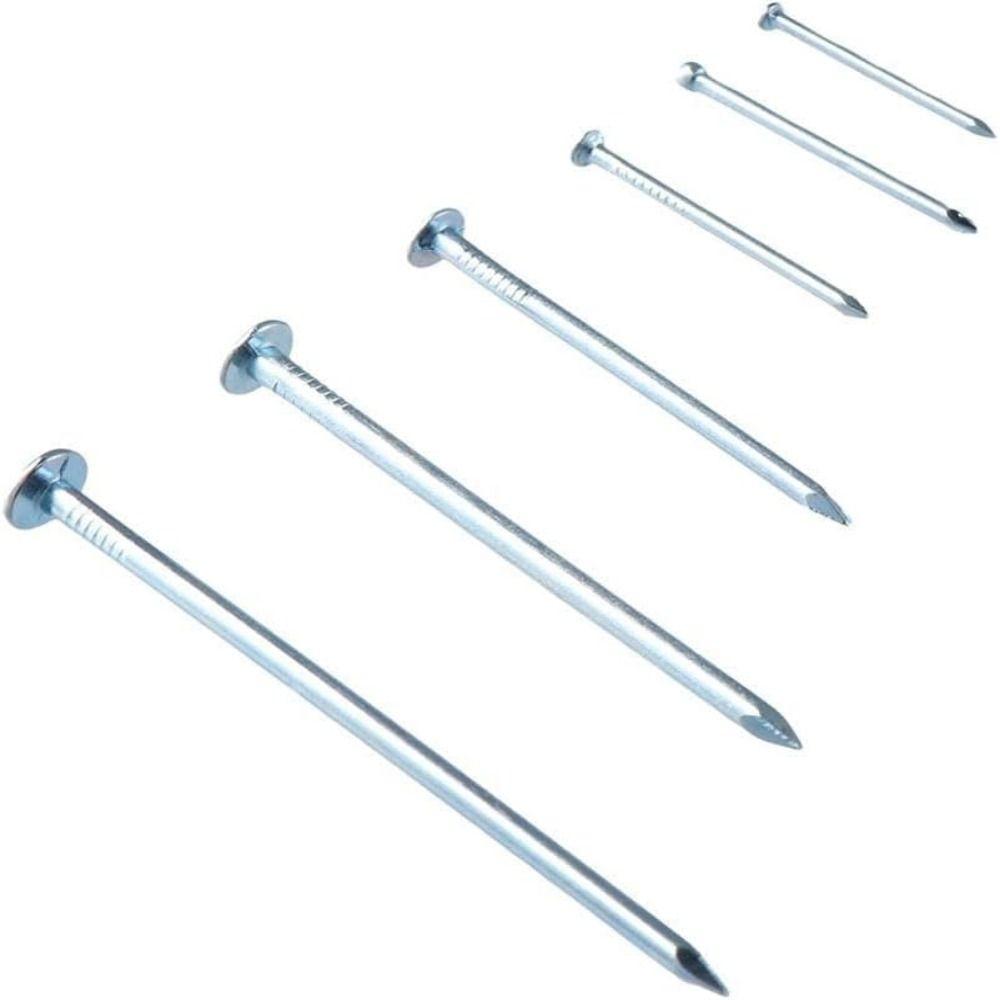 280Pcs 6 Sizes Nails Assortment Kit Reusable Concrete Pin Nails  Woodworking Accssories