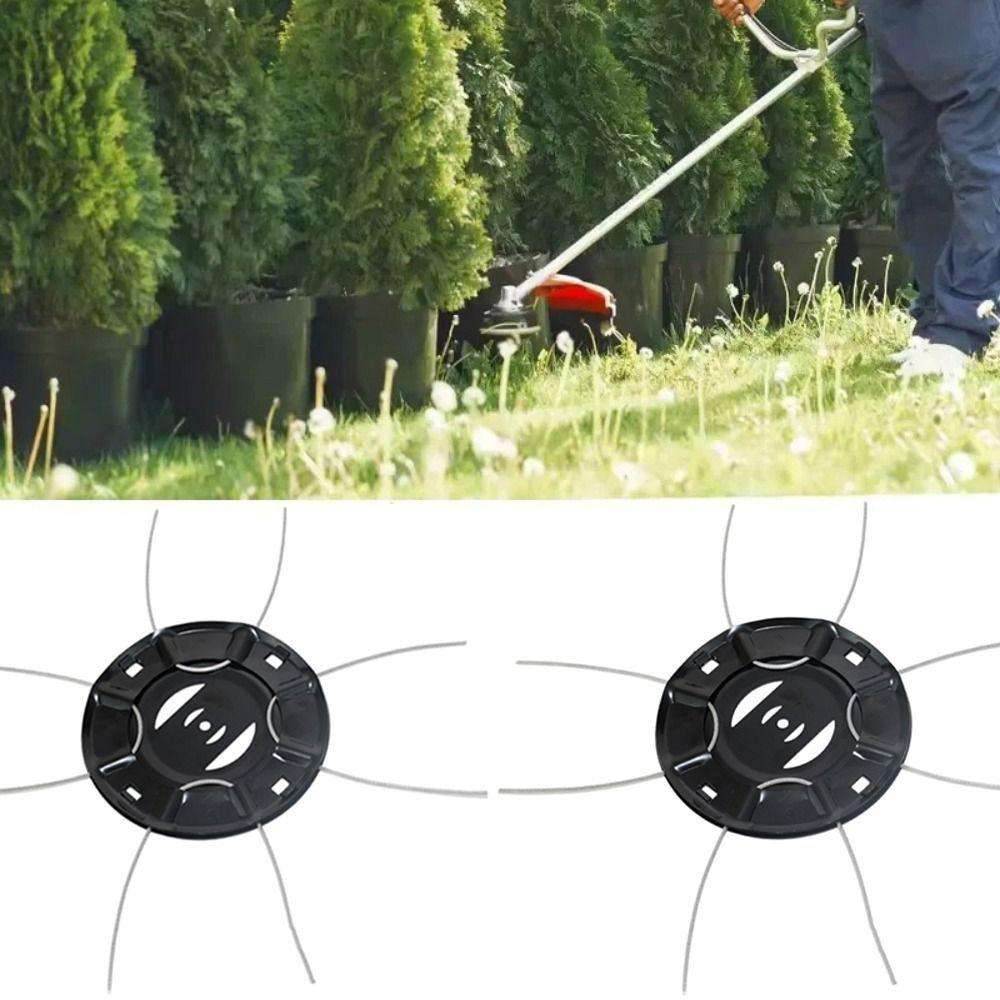 2Pcs Wear-resistant Grass Trimmer Head High-Efficiency Weeding Tool  Household Garden Tools