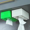 Blocchi creativi con scatola per fazzoletti a molla Portarotolo da parete senza perforazione Portasciugamani da bagno per il viso