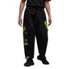 Y-3 Gfx Wrkwr Hip Hop Street Color Block Graffiti Print Casual Cargo Pants Unisex Cargo Pants Black IP7950