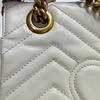 [Pre-Owned] Gucci GG Marmont Matelassé Mini Bag 'White' - Very Good #1X5VKQF