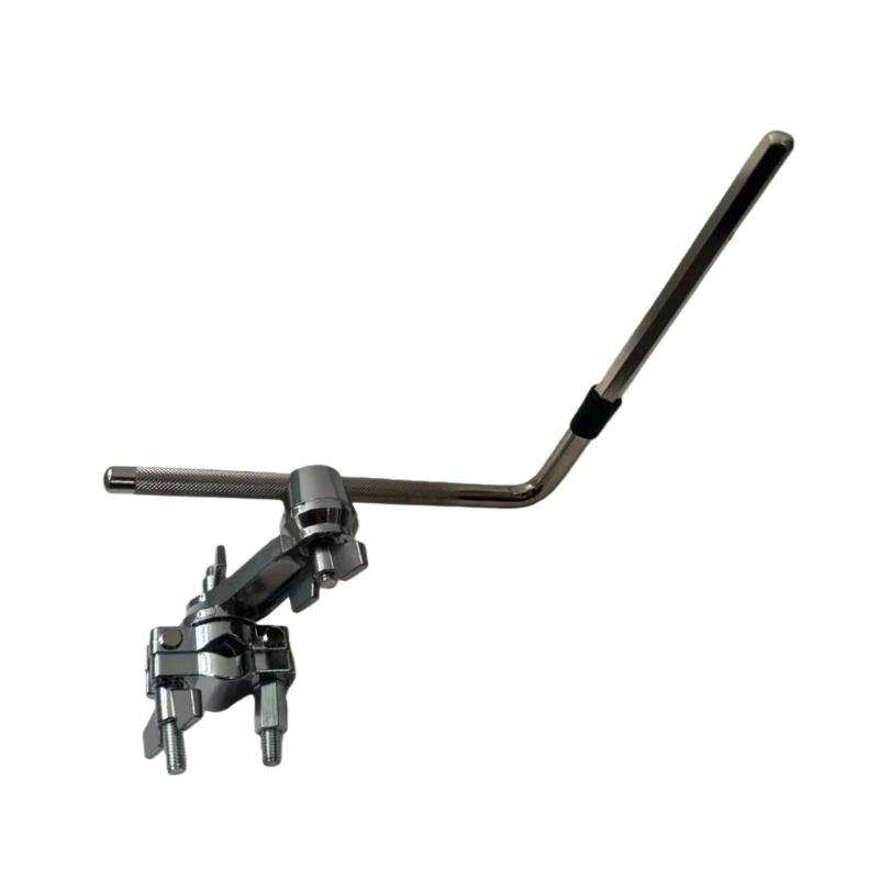 Metal Cowbell Holder L Rod Drum Stand Clip Adjustable Cowbell MountIng Bracket Clamp Musical Instrument Accessories