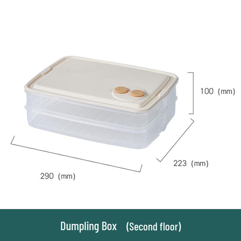 Stackable Refrigerator Dumpling Storage Box