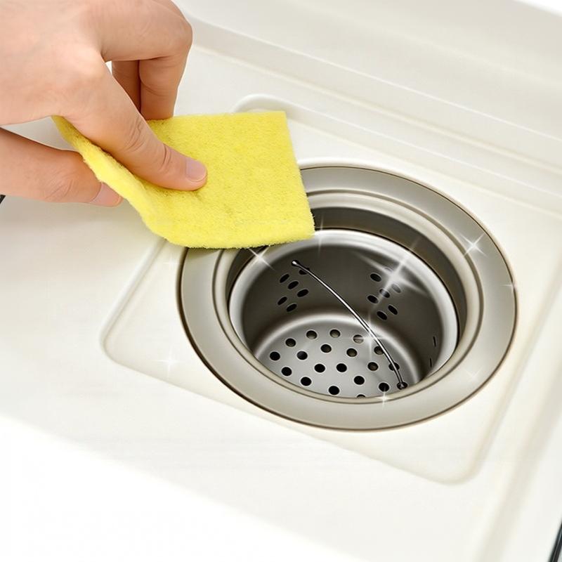 10 Pcs Scrub Pads Kitchen Oil Removal Dishwashing Pads Scratch Free Reusable Multipurpose Cleaning Dishrag