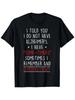 Funny Alzheimer’s Memory Joke T-Shirt Humor Forgetful Quote Graphic Tee Gift