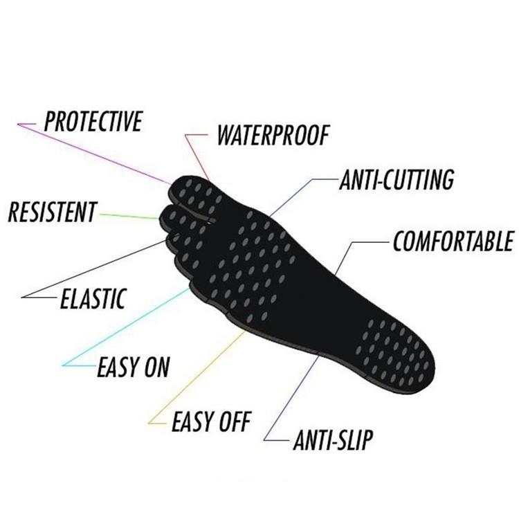 Hochwertige Fußaufkleber Schuhe Mit Wasserdichtem Klebstoff Für Hypoallergenen Komfort