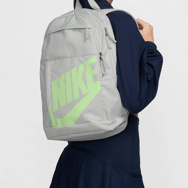 Nike Recycled Polyester Backpack Unisex Light Silver Mist Green (Unisex) Backpacks DD0559 034