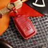 Leather Car Remote Key Cover Case Holder Shell Keyring Fob For Land Rover New RangeRover Sport Evoque Freelander Velar Discovery