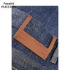 Peacebird Men's Washed Distressed Wide-Leg Jeans B1HAF1141