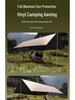 Octagonal Vinyl Camping Canopy: Thickened, Portable Sunshade & Rainproof Butterfly Awning