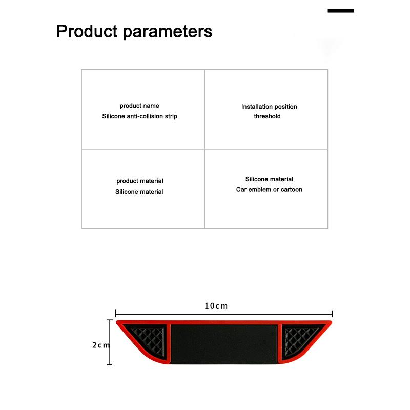 Car Door Edge Anti Scratch Protector Strips for BYD Atto 3 Act Tang F3 E6 Yuan Song Plus EV F0 f3 Qin Han Decal Car Accessories