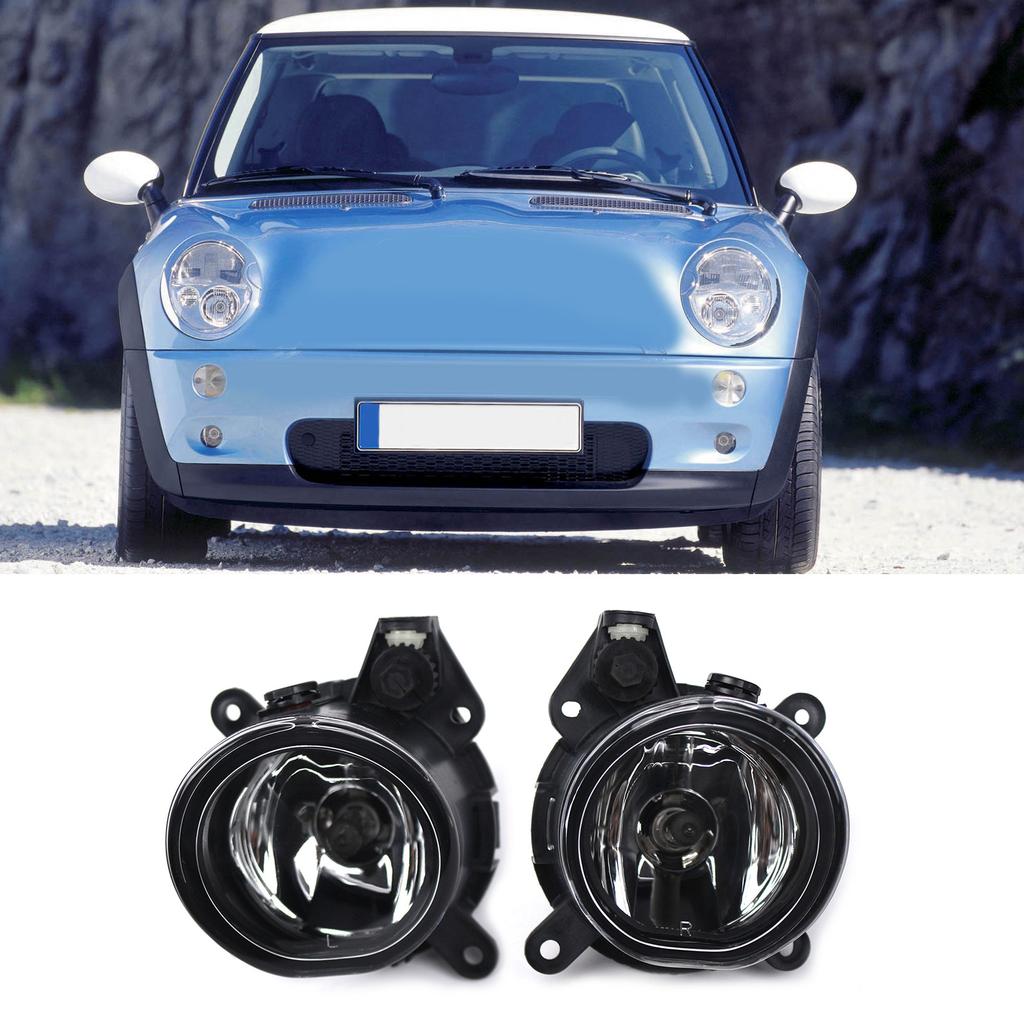 Left/Right Side Fog Light for R52 R53 63176925049 63176911721 63171477670 Replacement Front Fog Lamp Clear Lens