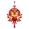 Plush Snake Year Couplets Reusable Door Stickers Good Fortune Hanging Decoration Pendant  Home