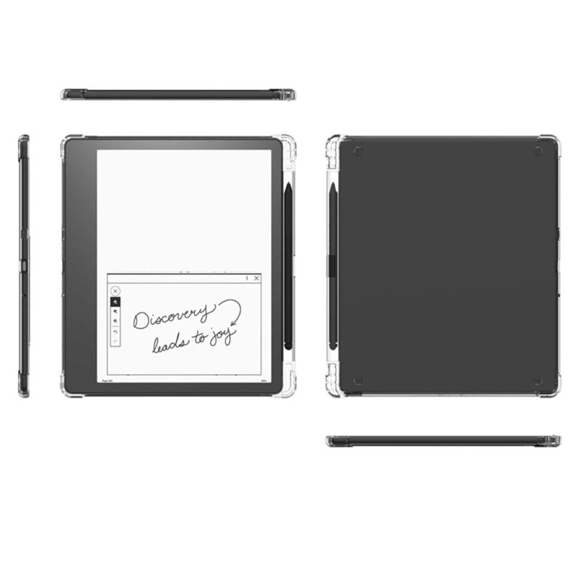 Scratch Proof Clear Silicone TPU Back Cover for Scribe 10.2inch with Integrated Pen Holder Air Bag