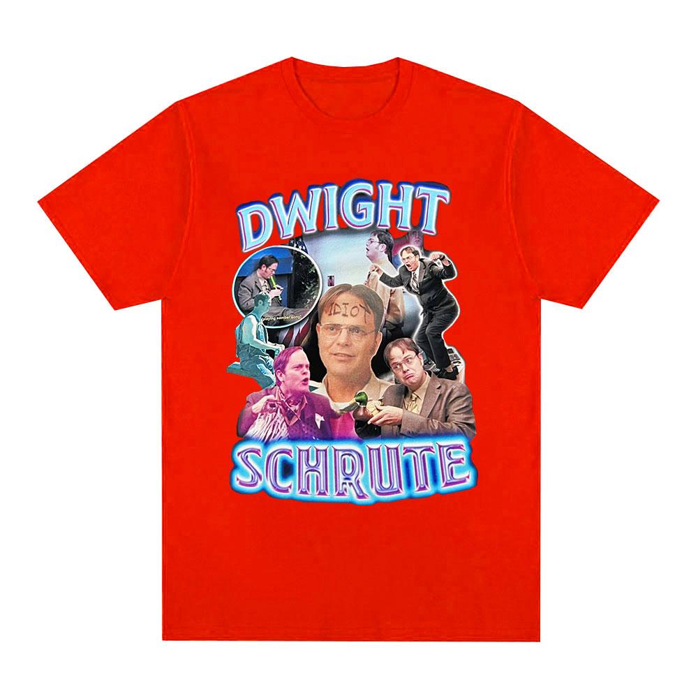 Dwight Schrute Homage T Shirt Tv Series The Office Michael Scott Jim Halpert T-shirt Men Women Cotton Casual Oversized T-shirts