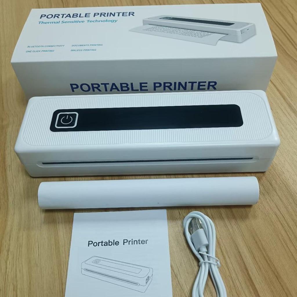 Portable A4 Inkless Tattoo & Label Printer – Mini Thermal Printer for Photos & Office Use