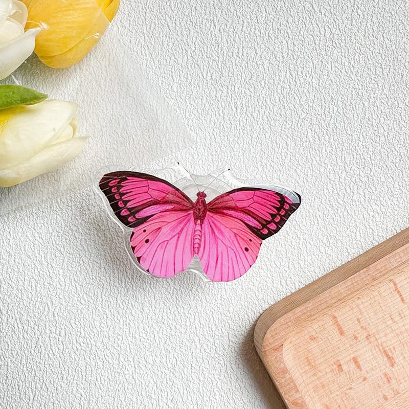 

Simulated Butterfly Ins Wind Phone Airbag Bracket Korean Back Adhesive Scalable Desktop Watching Support Stable Portable