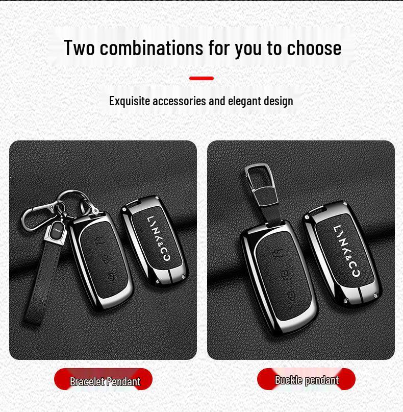 Lynk & Co Key Cover: Fits 2022-2023 Models 06, 01, 05, 09 - Premium Shell Bag with Buckle