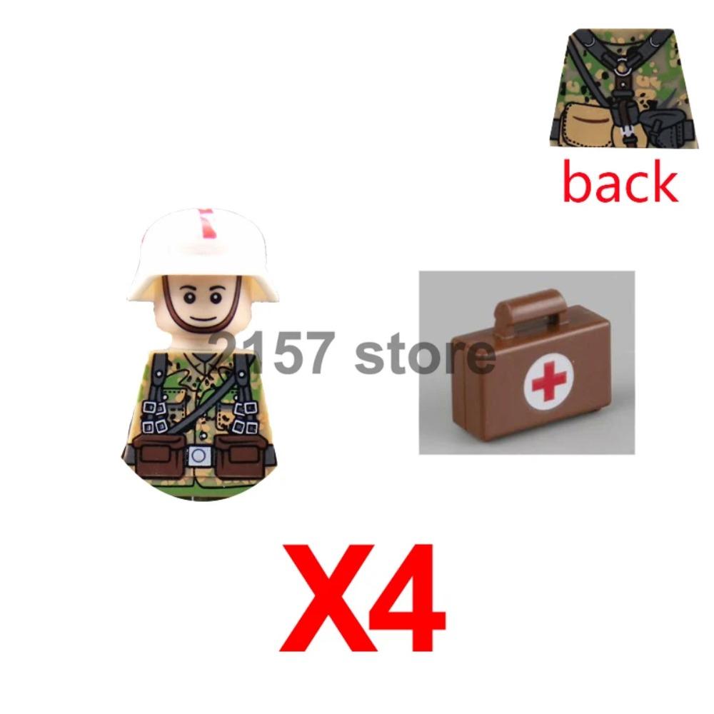 Military Soldier Figure Building Block Weapons Ranger Camouflage Vietnam War US Special Forces KSK Medical Bandit Thief Toy Gift