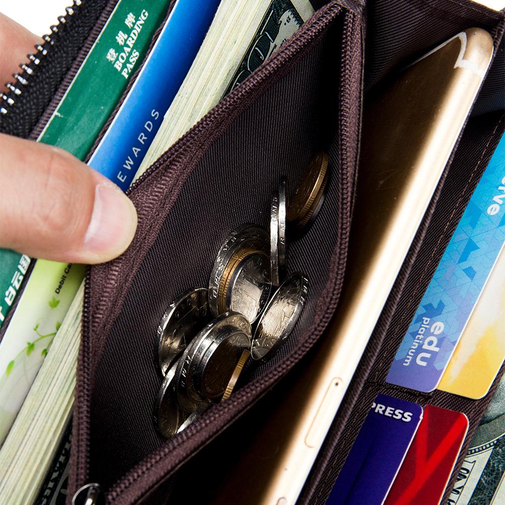 New Fashion Classic Hand-woven Long Wallet Women's Wallet Large Capacity Men's Zipper Clutch