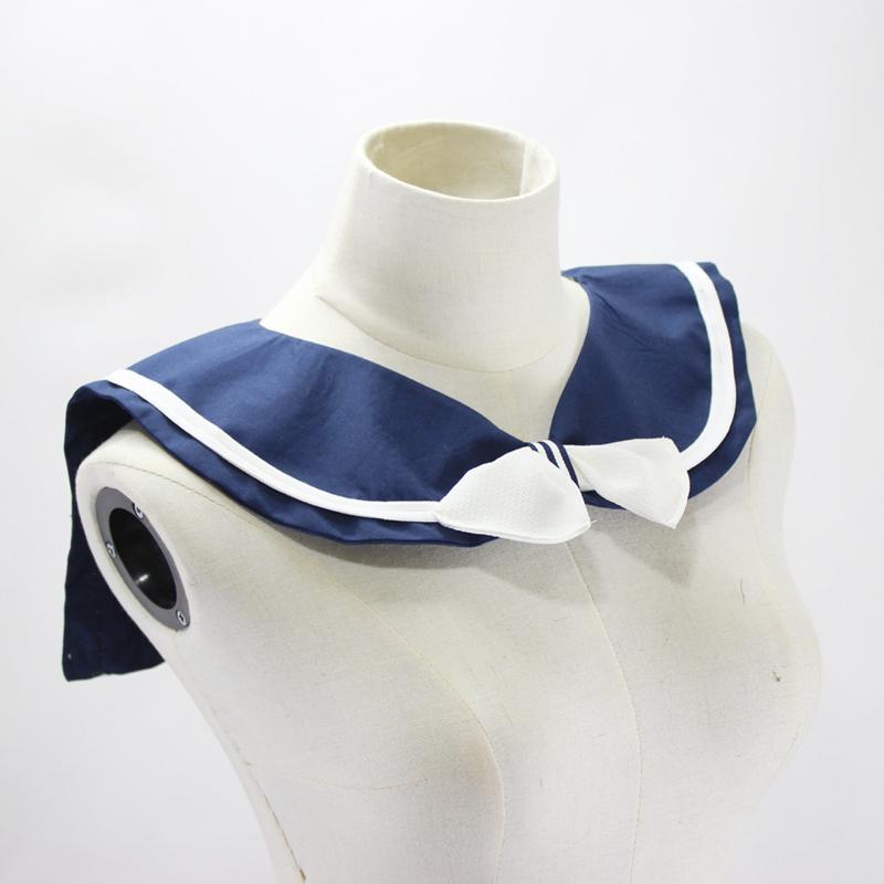 Perfect Match Sexy Cosplay Sailor Fake Collar Detachable Cape Student Girl School Uniform Decorative Collar Clothing Accessories
