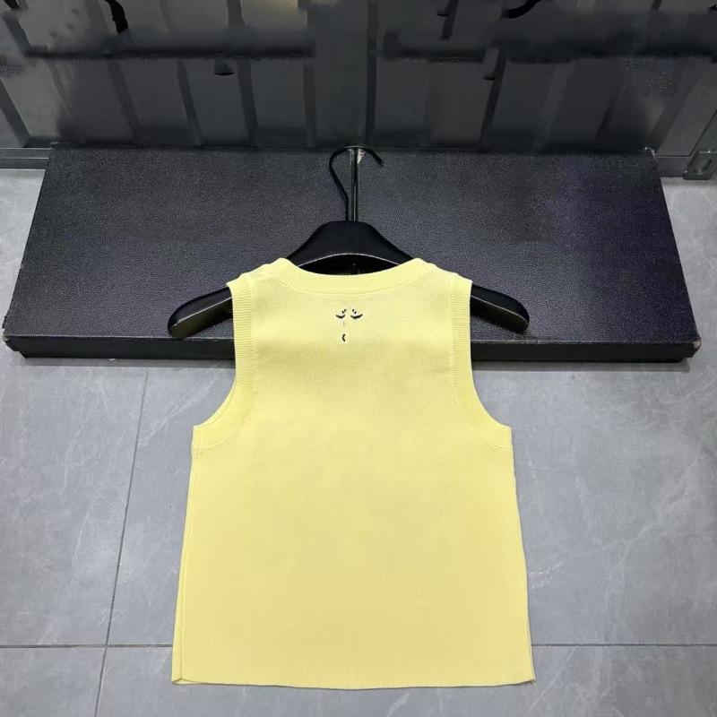 2026 Summer Knit Vest with Butterfly Embroidery