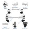 DEWEL Washing Machine Stand with Large Suction Cup Height High Includes Height Adjustment Weight Capacity Approximately Sound and Vibration Reduction