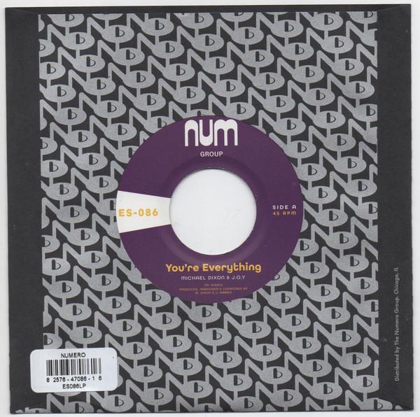 

7inch Record MICHAEL DIXON & J.O.Y. - You re Everything ES086 Numero Group 2023 US Soul/Funk