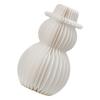 Eco Friendly White Honeycomb Snowman Christmas Decoration Snowman Home Accents For Winter Home Shop Window Display