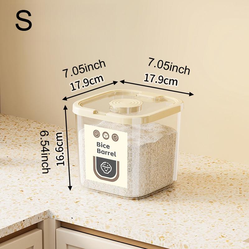 Flip Sealed Rice Bucket Insect and Moisture Resistant Household Rice Storage Box Grain and Miscellaneous Grain Storage Bucket