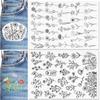 Water Soluble Flower Embroidery Patternser Embroidery Sewing Fabric  For Hand Sewing Lover Beginner