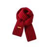 Autumn and winter female Korean version solid color wool scarf warm student cute couple Internet celebrity male versatile knitted scarf