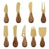 Acacia Handle Stainless Steel Cheese and Butter Knife Set
