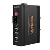 keepLINK Industrial 100M 5-Port PoE Fiber Optic Ethernet Switch