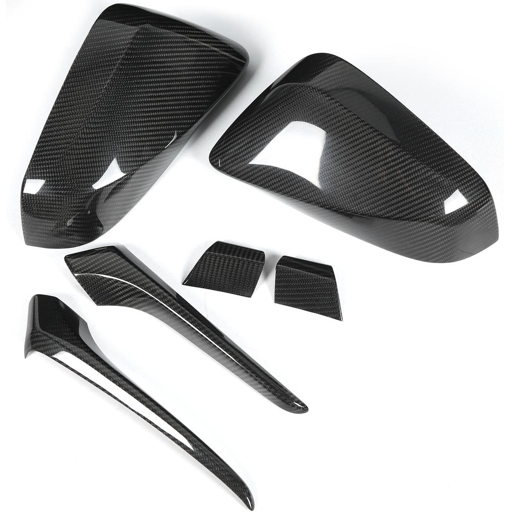 Backspegelkåpa med Baslist Kolfiberdekor Passar för NX200 200t 300h 2016‑2020 Vänsterstyrd